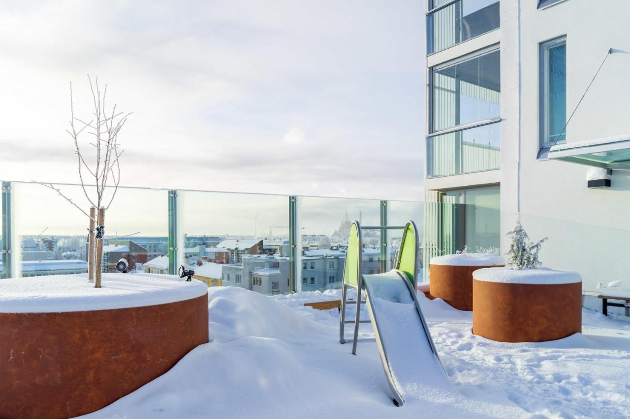 Juuri Valmistunut Yksio Rotuaarilla Appartement Oulu Buitenkant foto